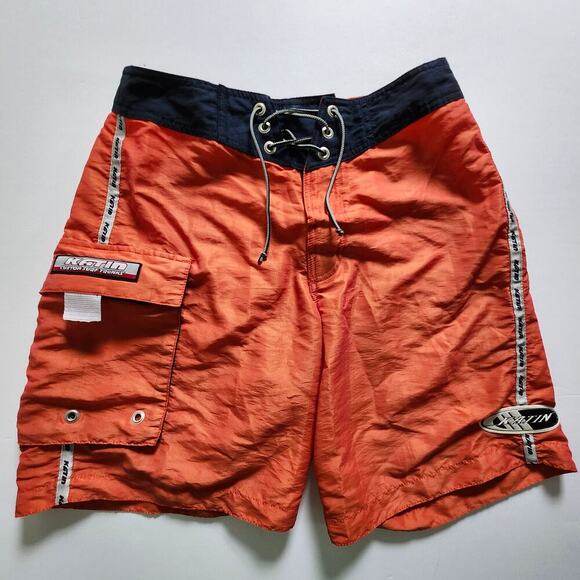 Katin Custom Orange Surf Trunks Commander Size 29 - Picture 1 of 8